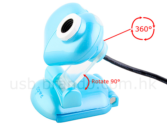 USB Heart Clip Webcam