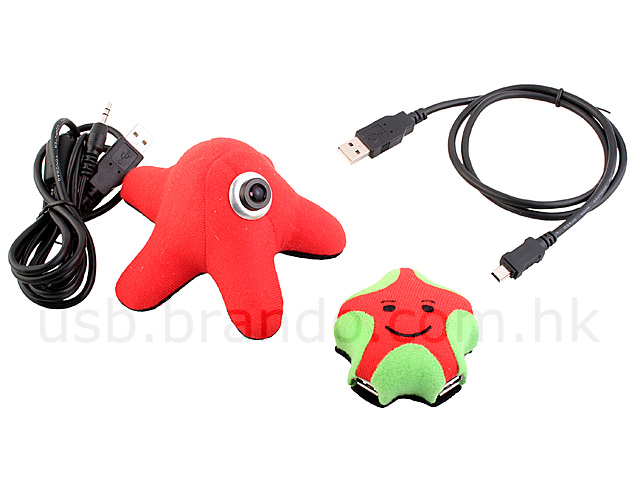 USB Starfish Web Cam + 4 Port Hub