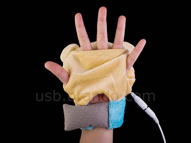 USB Bear Heating Gloves