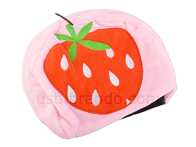 USB Strawberry Warmer Mouse Pad