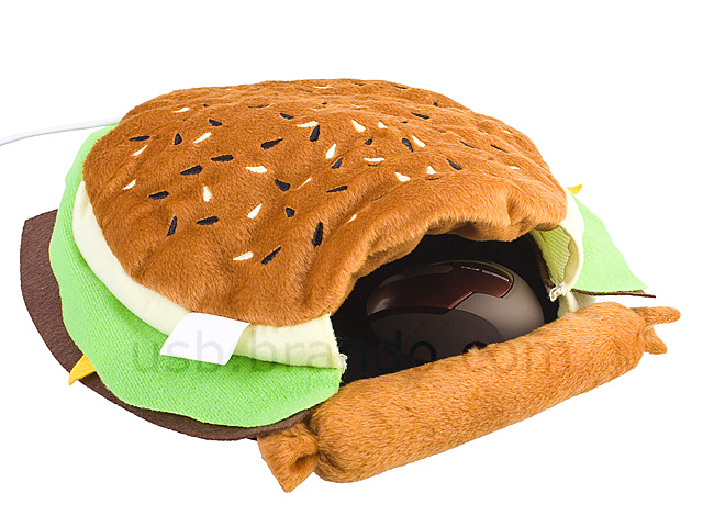 USB Burger Warmer Mouse Pad