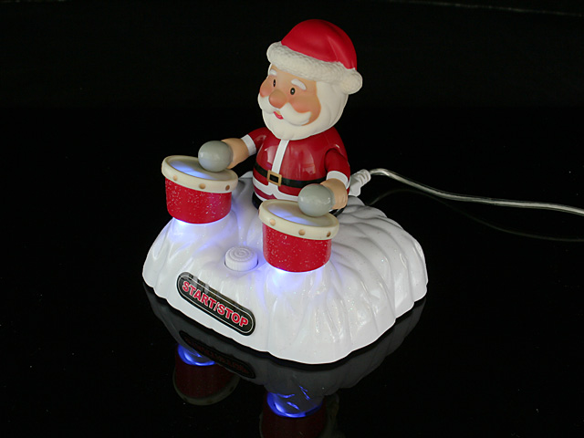 USB Drumming Santa Claus