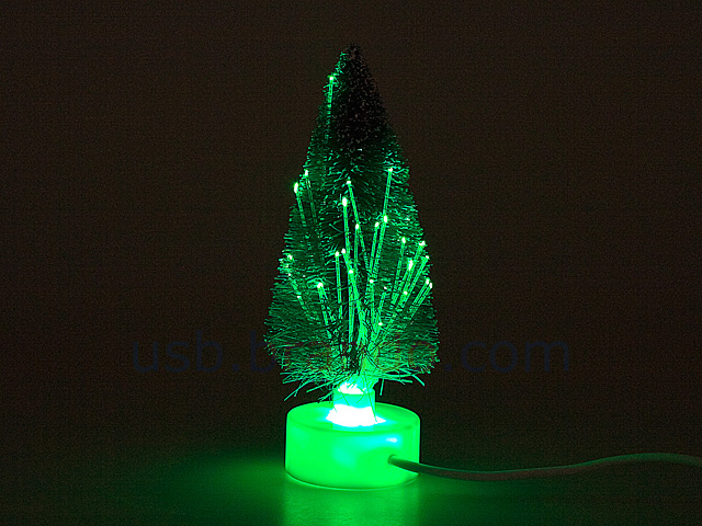 USB Mini Fiber Optic Christmas Tree II