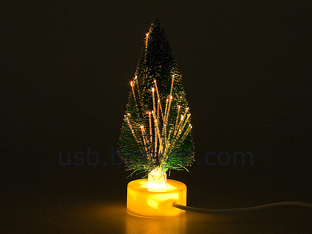 USB Mini Fiber Optic Christmas Tree II